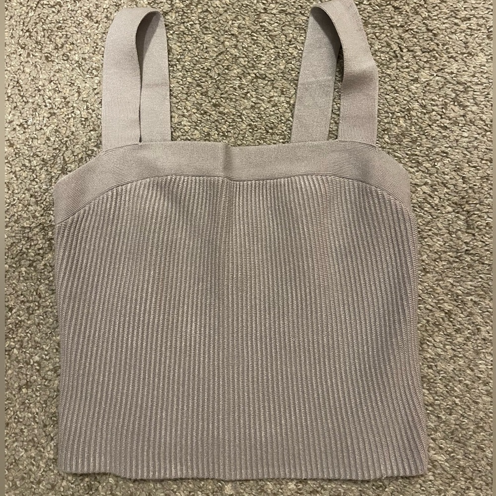Abercrombie ottoman square neck tank